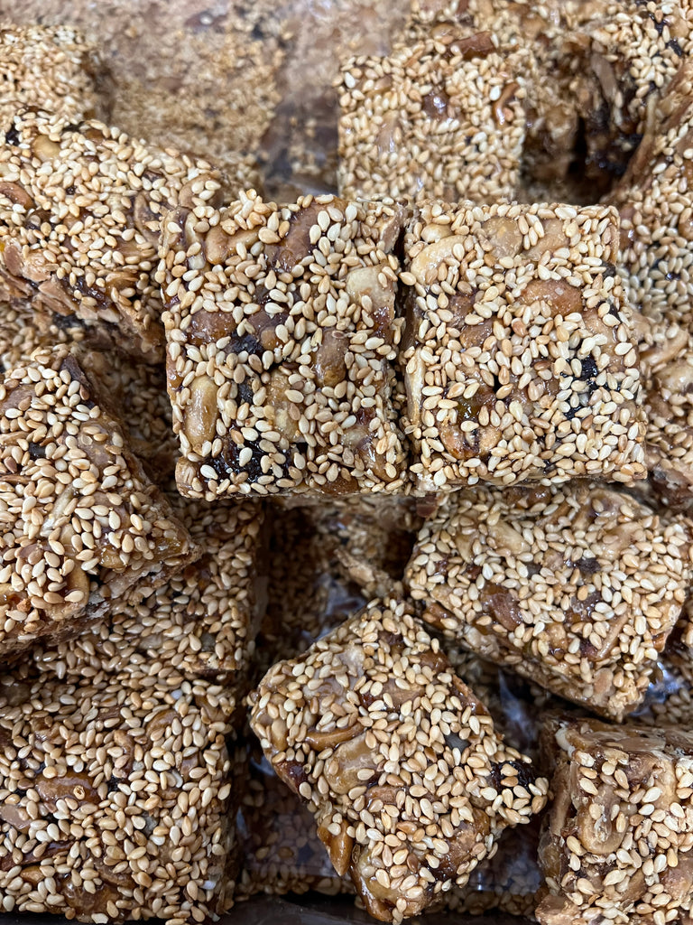 Honey Nut and Sesame Squares