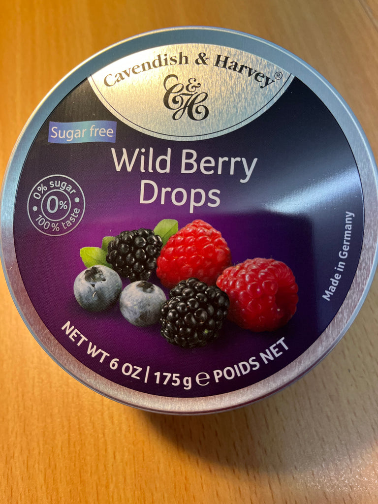 Cavendish and Harvey Wild Berry Drops - Sugar Free