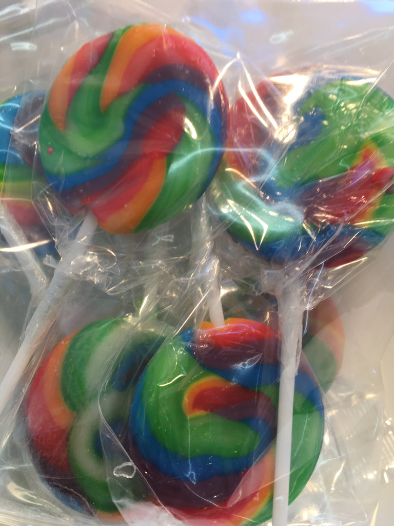 Rainbow Lollipops