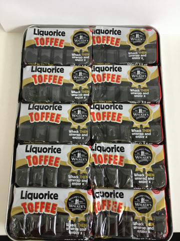 Walkers English Licorice Toffee Tray (Gluten Free)