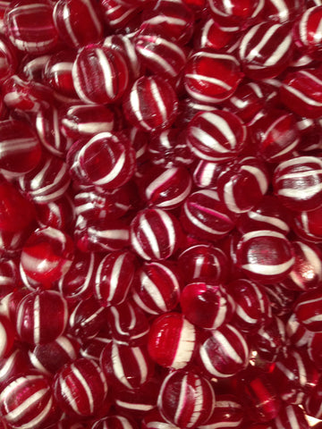Peppermint Bullseyes - Red & White - Gluten Free -Gelatine free