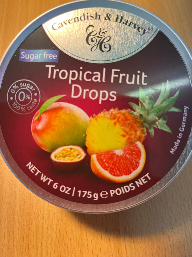 Cavendish and Harvey Tropical Fruit Drops - Sugar Free
