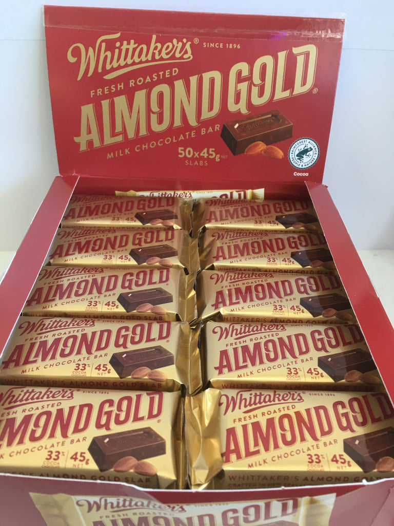Whittakers Chocolate Slab - Almond Gold