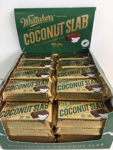 Whittakers Chocolate Slab - Coconut